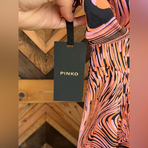 NWT Pinko Button Down Long Dress Size 36 or Small - Picture 12 of 13